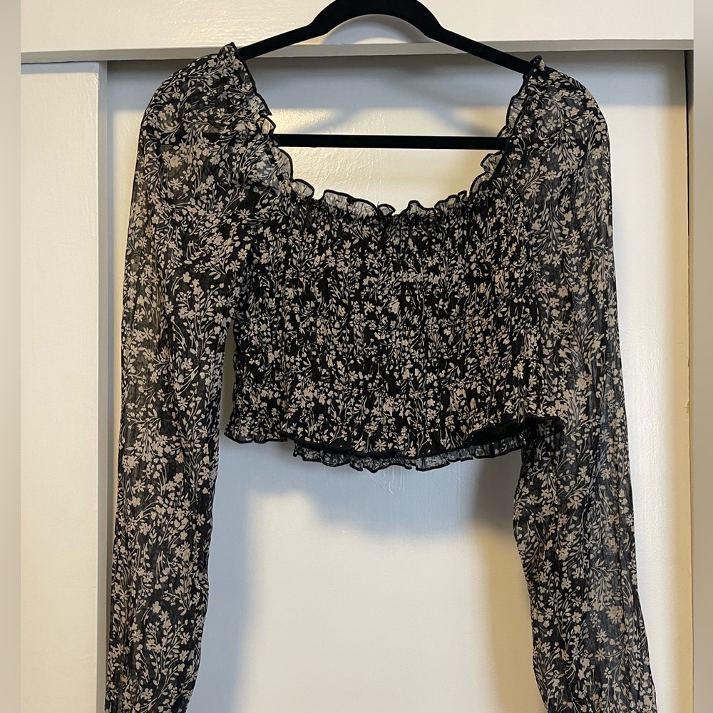 Socialite smocked top